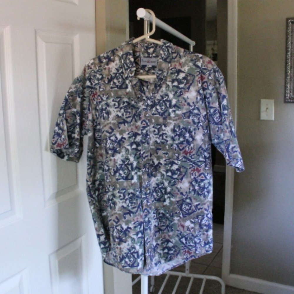 Ellery & Gordon Mens M Short Sleeve Shirt